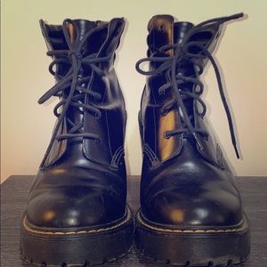 Doc Martens 6-Eye Persephone Boot in Black